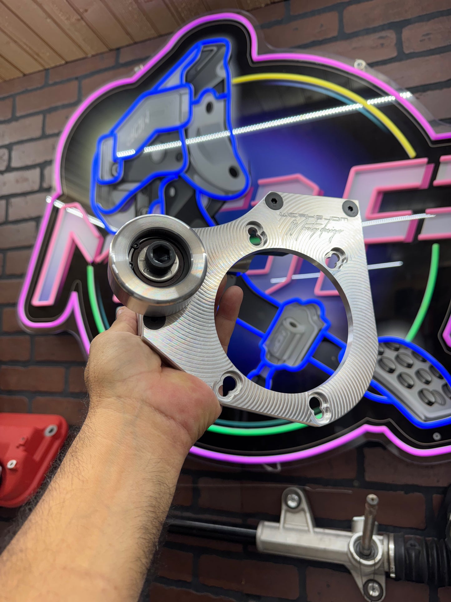 MDP Rotrex K-Series Bracket With Pulley - Bottom Mount C38/ 122
