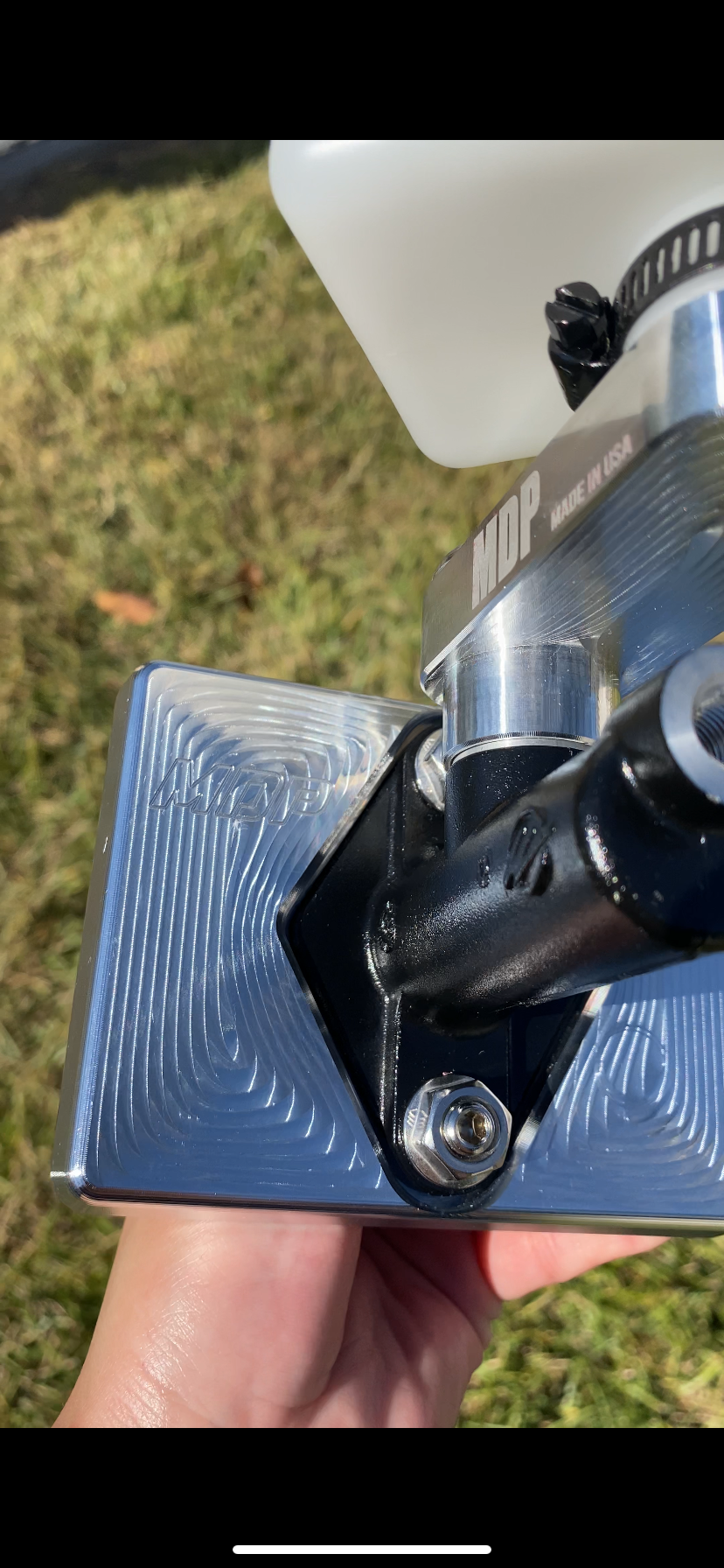 MDP Brake Booster Delete Plate/Reservoir