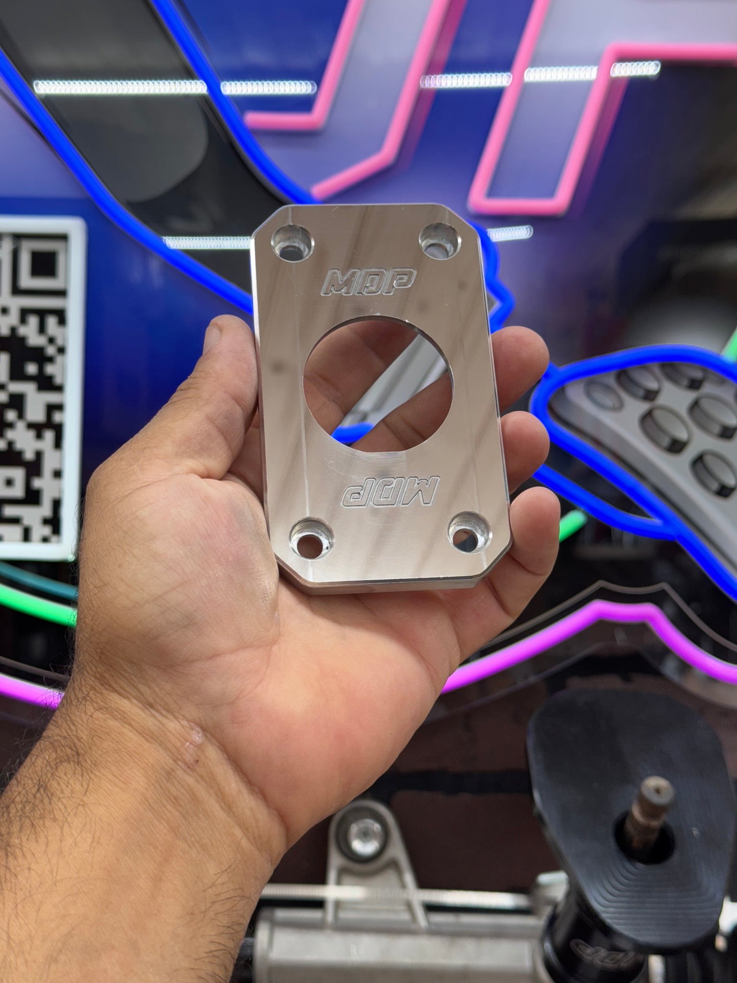 MDP Firewall Engine Harness Grommet Plate