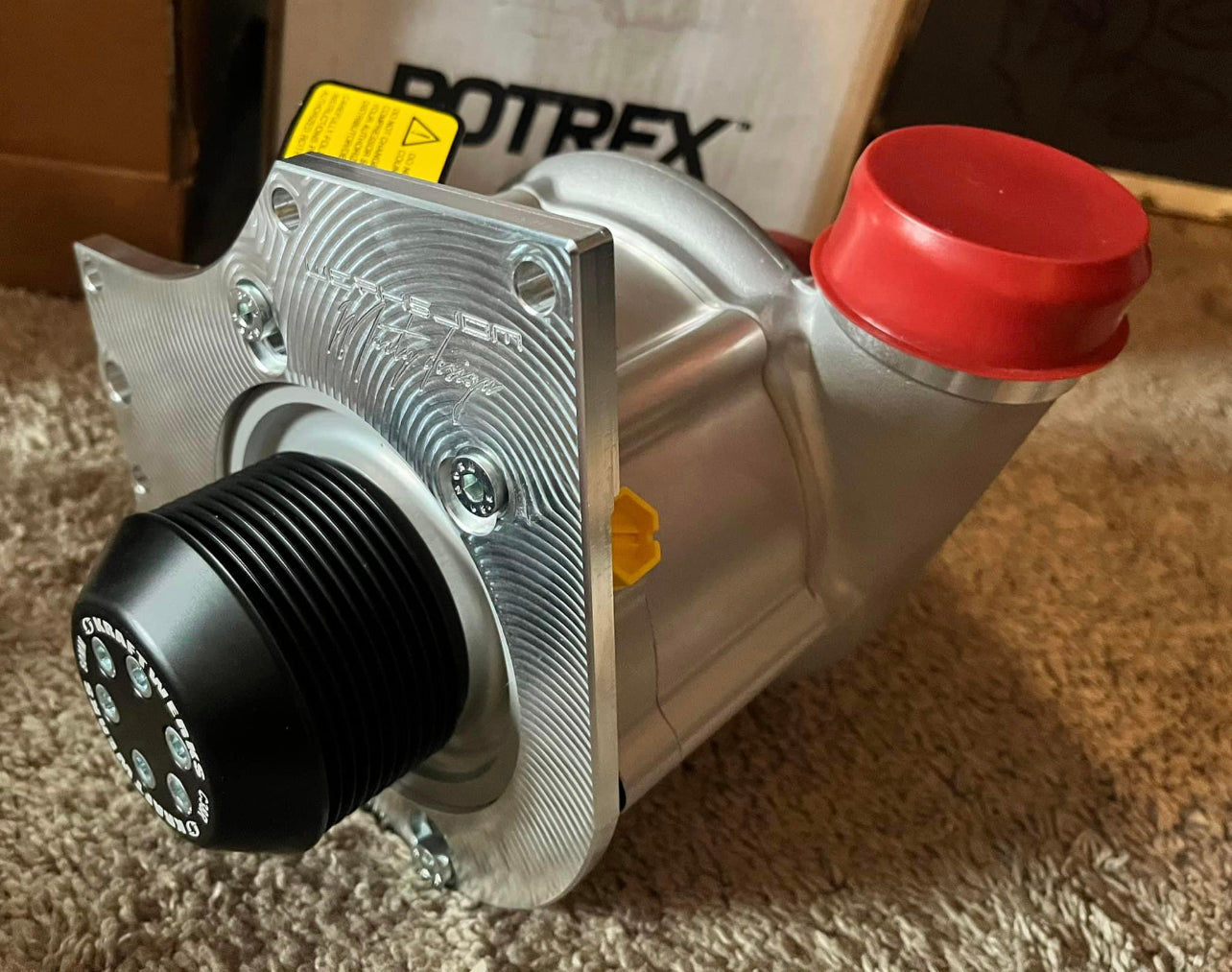 MDP Rotrex K-Series Bracket With Pulley - Bottom Mount C38/ 122