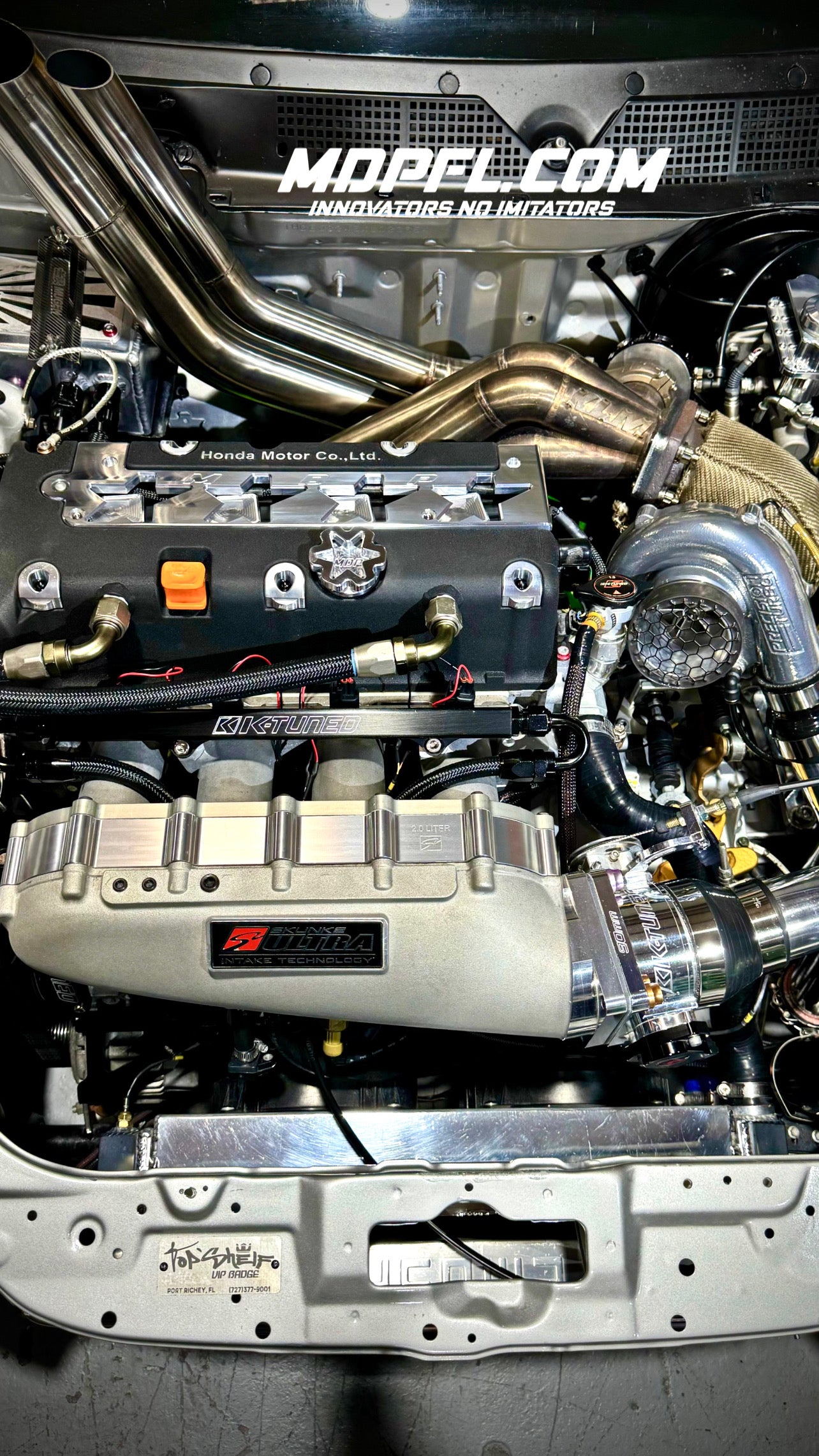 K-Series MDP Skeleton Coil Plate 8th & 9th Gen Civic Si