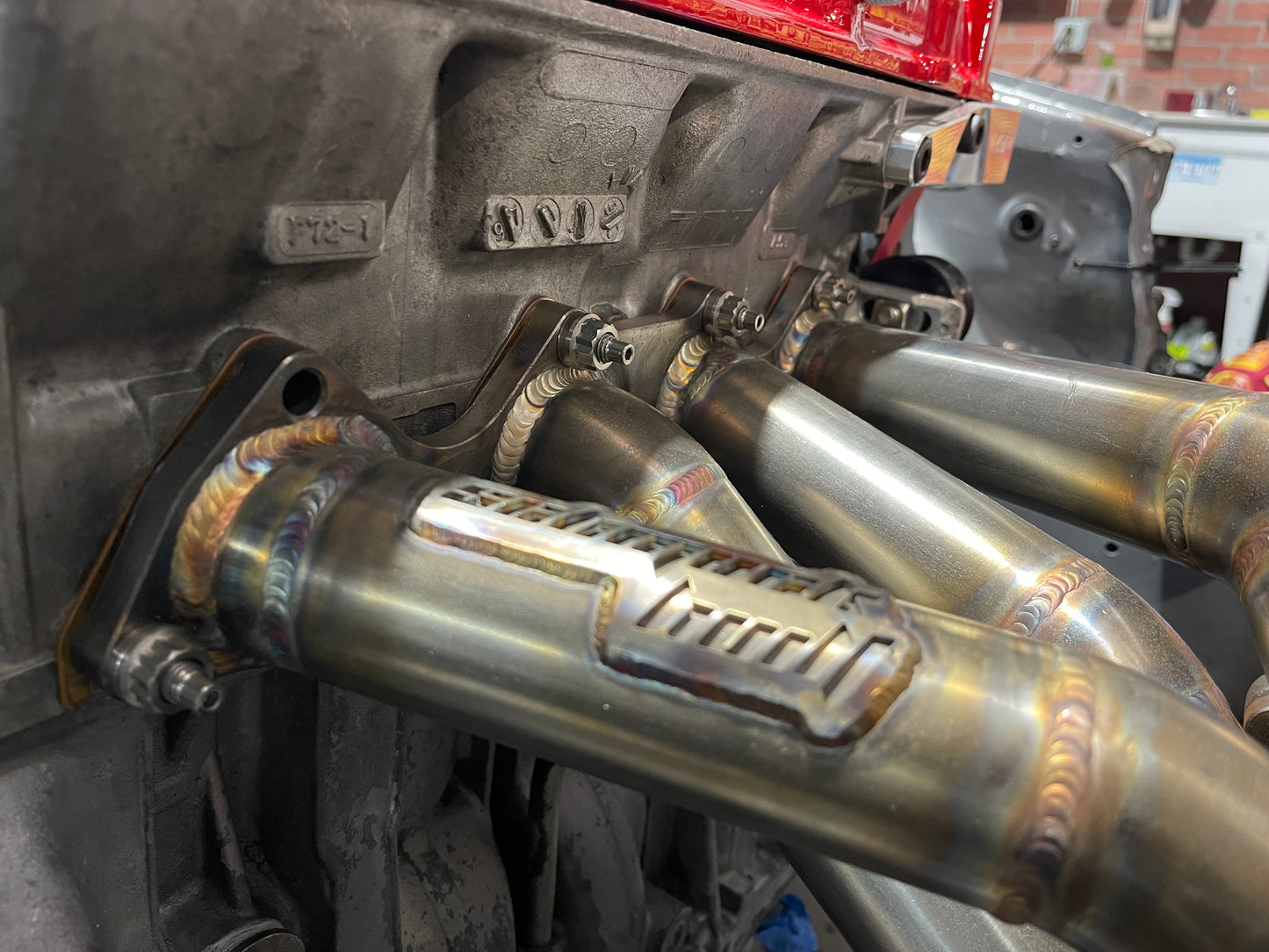 Kit de pernos de colector turbo de titanio crudo MDP (4 piezas) M10X1.5X45mm