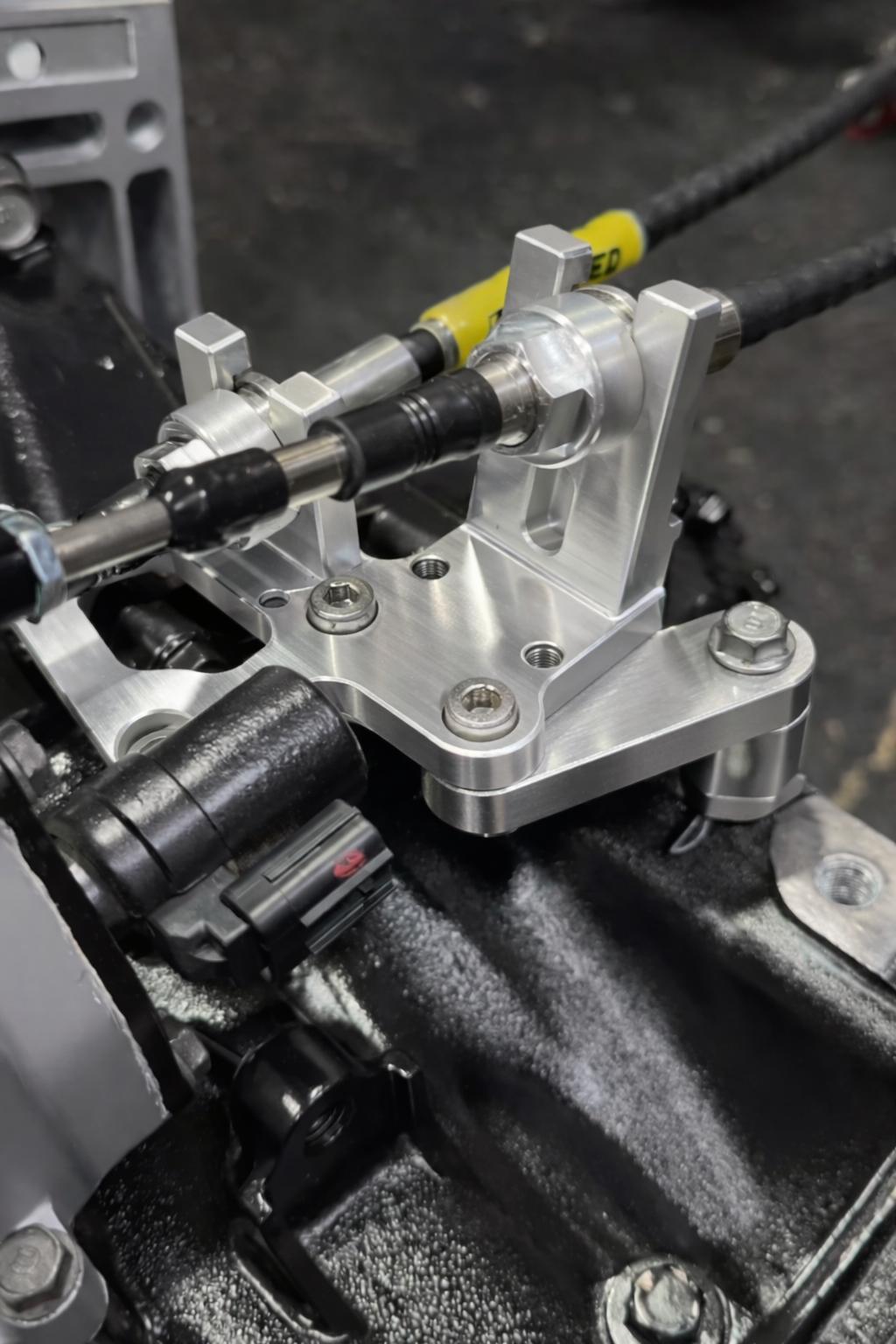 MDP JDM CR-V 6-Speed Transmission Shifter Cable Adapter – Billet CNC Bracket