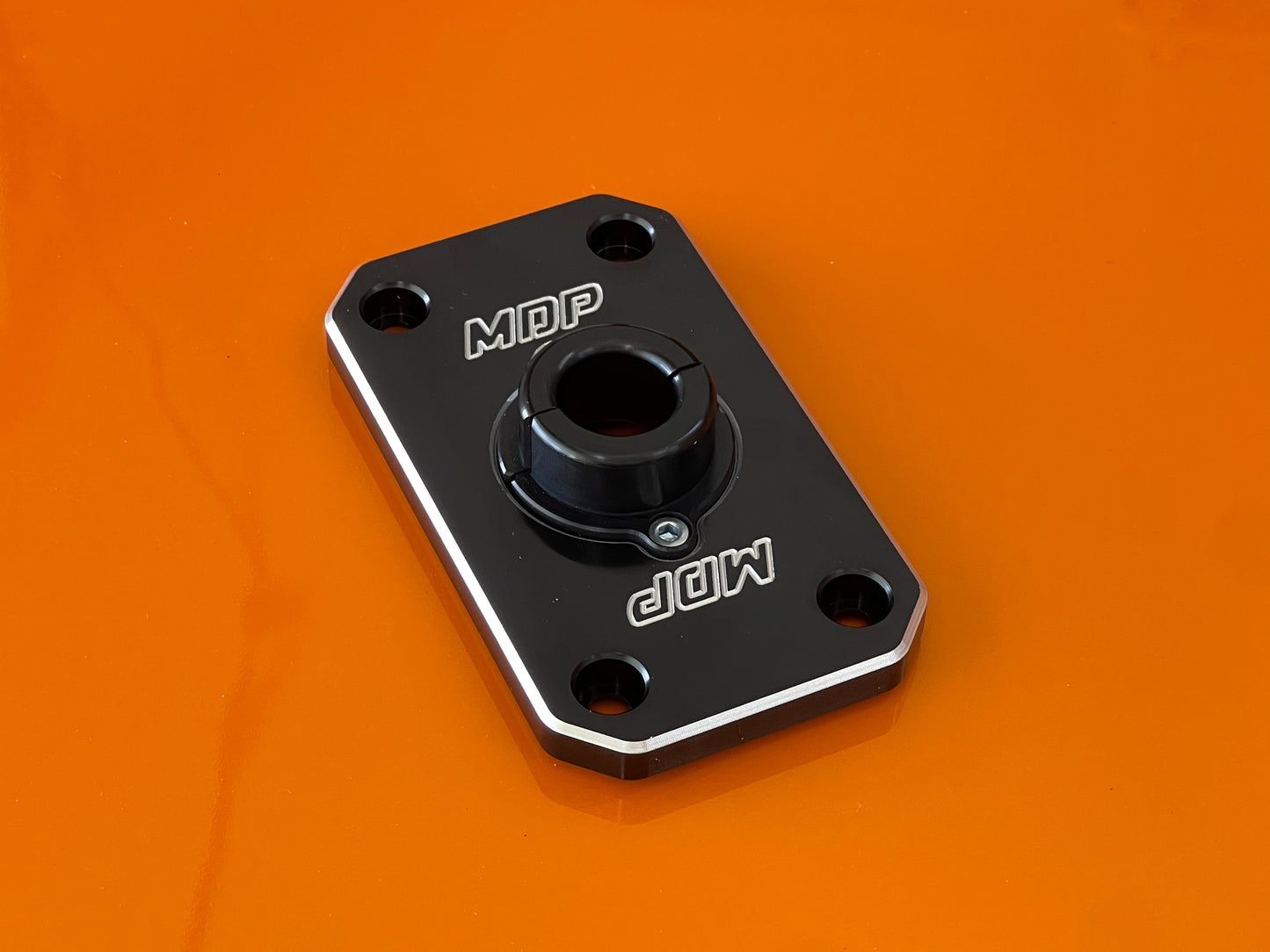 MDP BLACK Firewall Engine Harness Grommet Plate
