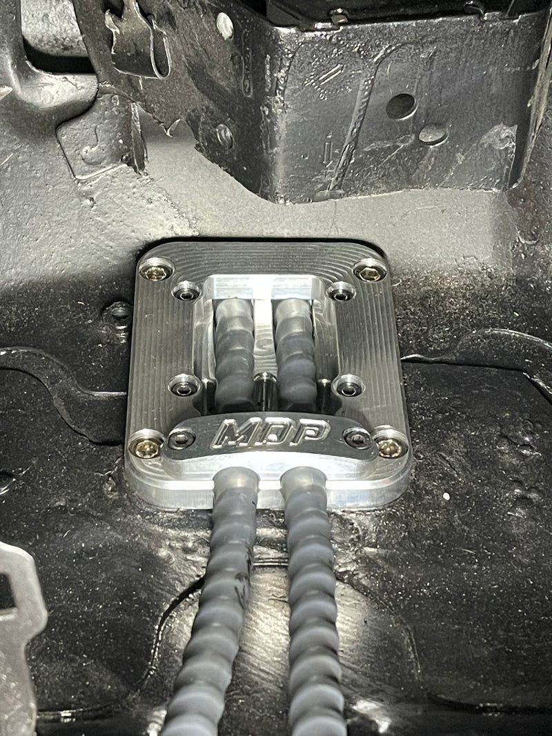 K-Series Shifter RSX Coach Cable Plate - MDP Billet Honda Acura Parts