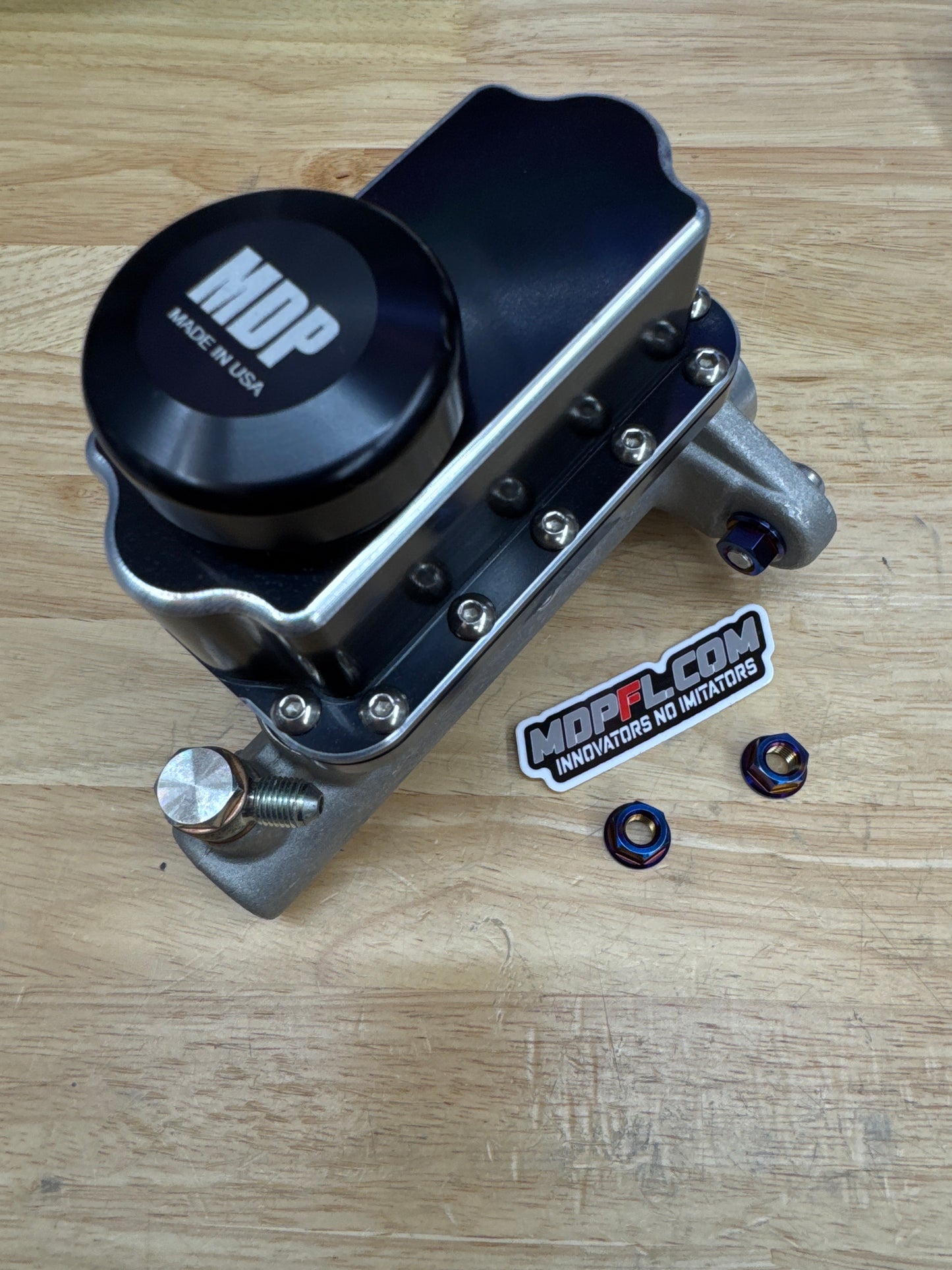 MDP Titanium Hex Flange Nuts – Brake Master Cylinder Dress-Up (M8 x 1.25)