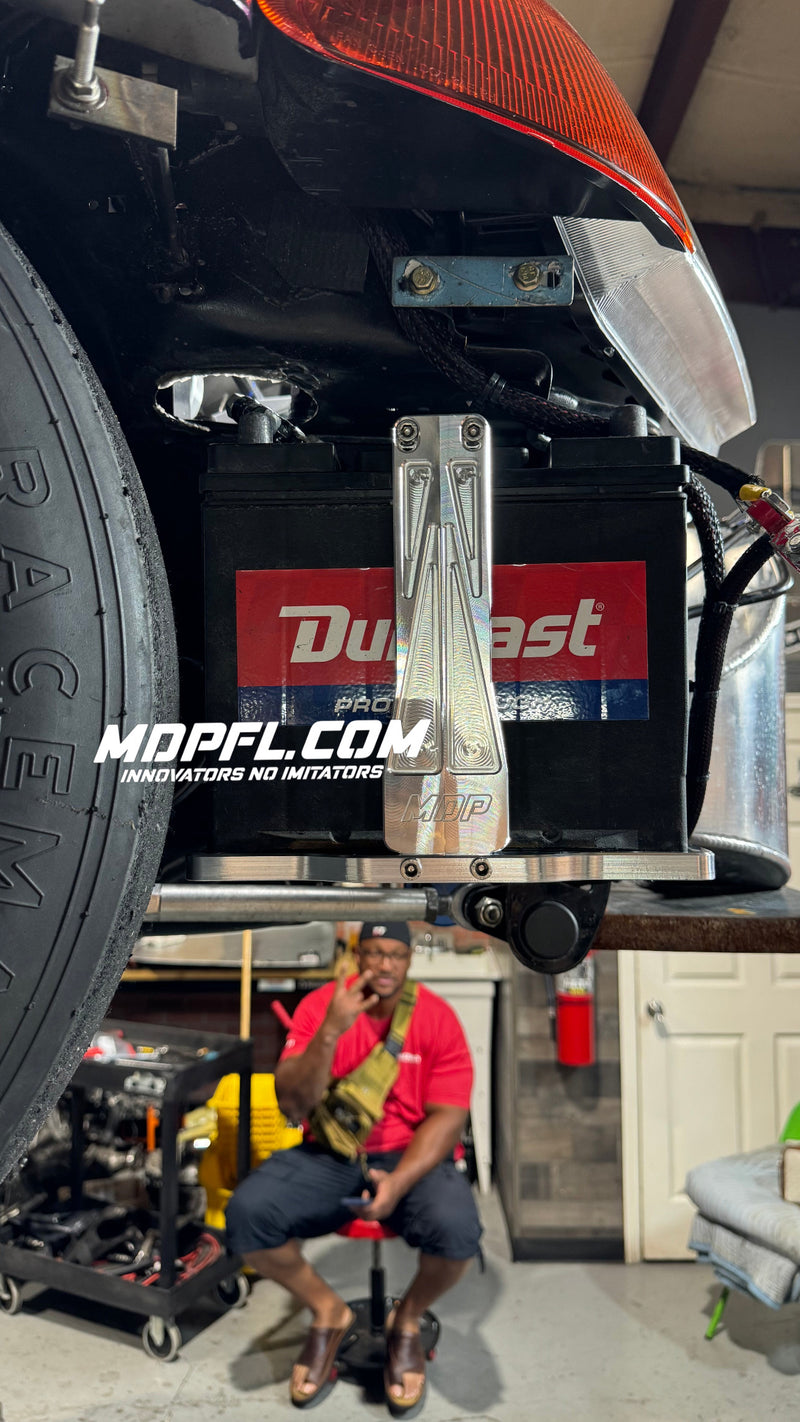 EK EG DC2 MDP Battery Tray Relocator 51R - Honda - MDP Billet Honda Acura Parts