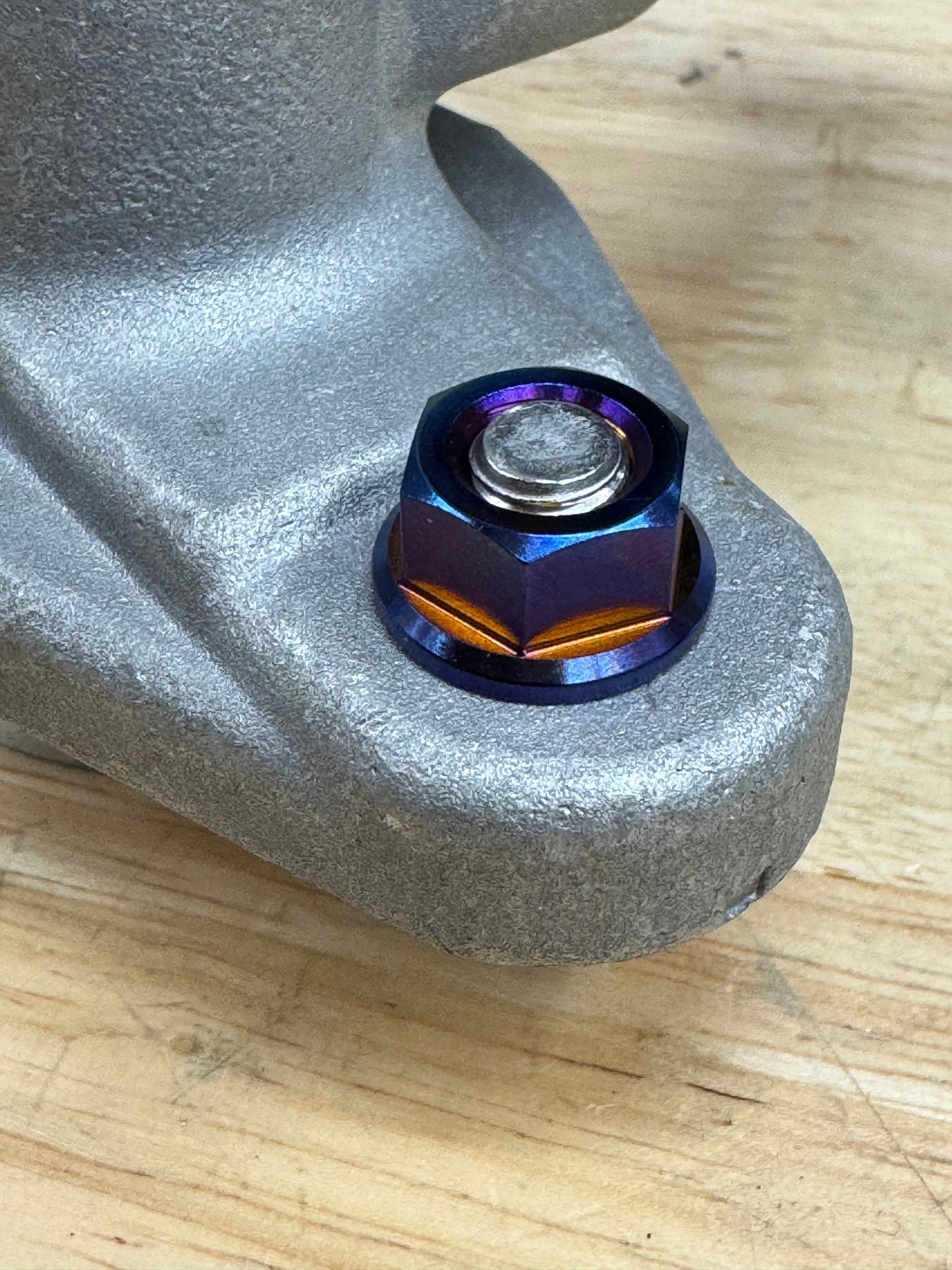 MDP Titanium Hex Flange Nuts – Brake Master Cylinder Dress-Up (M8 x 1.25)