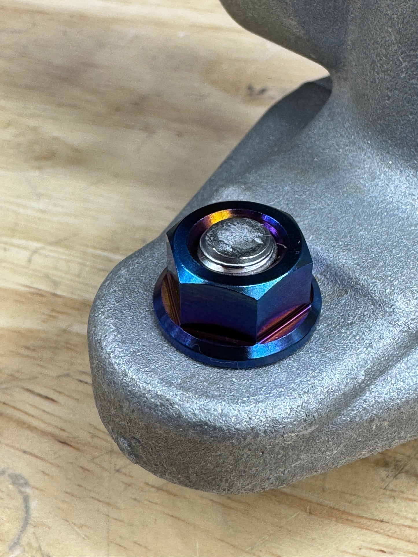 MDP Titanium Hex Flange Nuts – Brake Master Cylinder Dress-Up (M8 x 1.25)