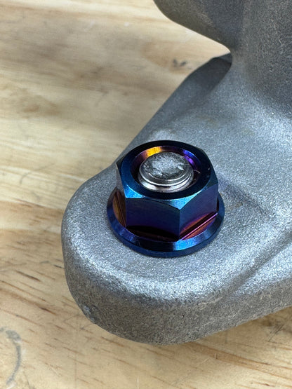 MDP Titanium Hex Flange Nuts – Brake Master Cylinder Dress-Up (M8 x 1.25)