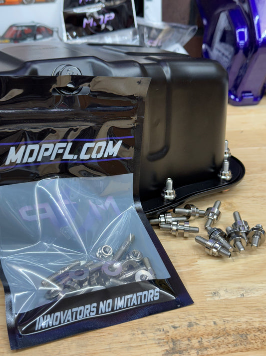 MDP B/D/F/H Series OIL PAN Titanium Hardware Stud Kit 20pc