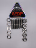 MDP Raw Titanium Exhaust Bolt Kit: K, F Series K20, K24,20C,22C1 5pc M10 x 1.25mm x 45mm - Image 2