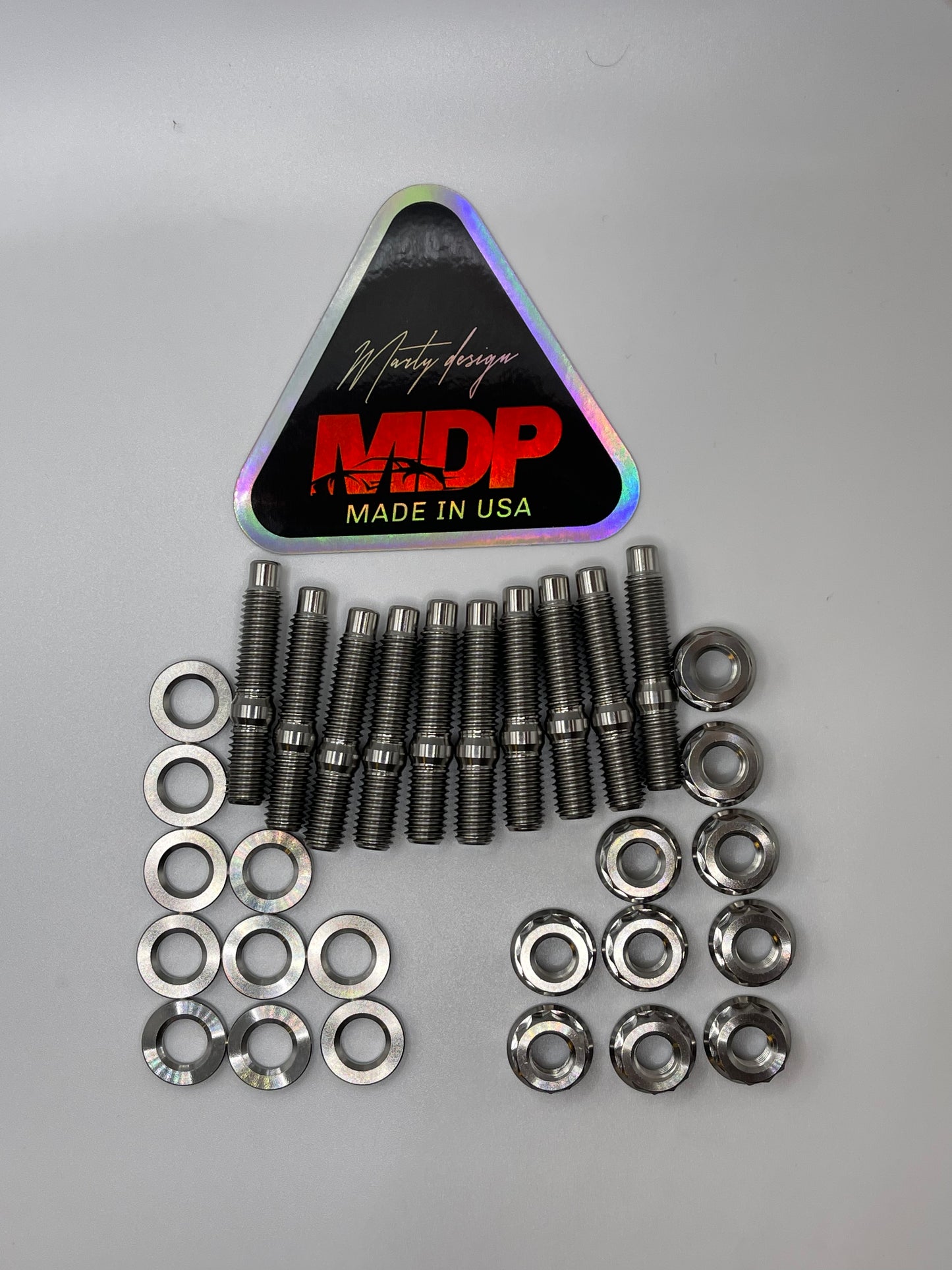 MDP Raw Titanium Intake Manifold Stud Kit Honda B,D,F,H,J,K-Series